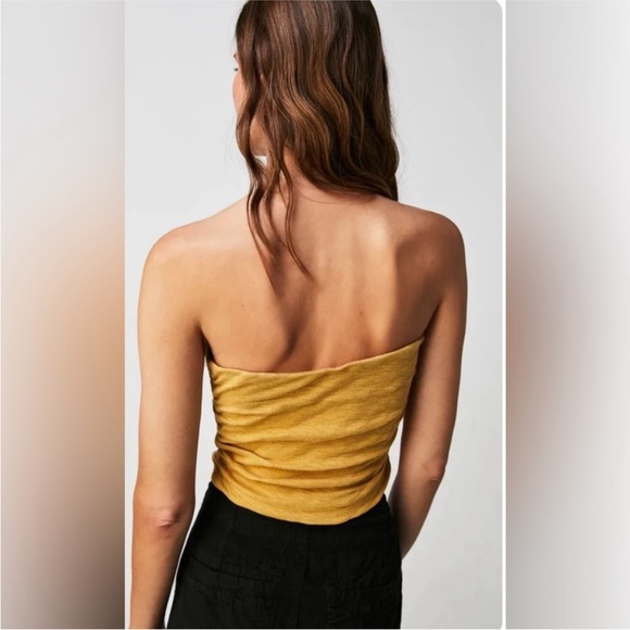 Free People- Boulevard Ruched Tube Top (XL) - Picture 5 of 8